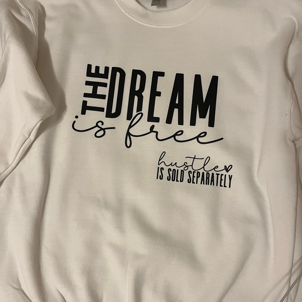 NEW White Crewneck Unisex Size Medium